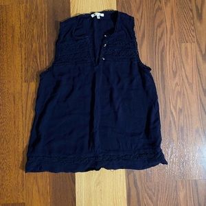 Cute, stylish navy tank top